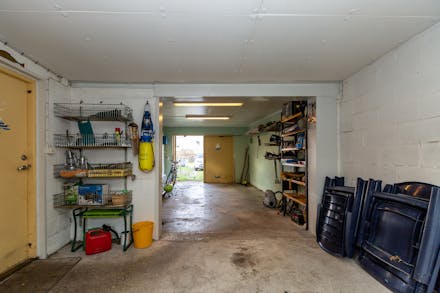 Förrådsdelen av garaget