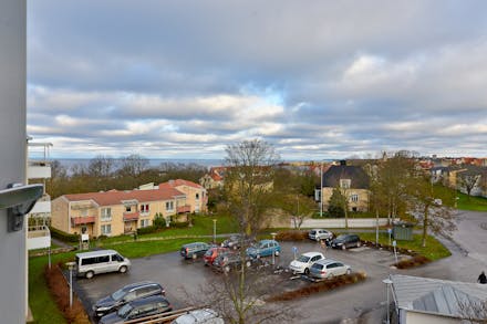 Utsikt från vardagsrumsfönstret